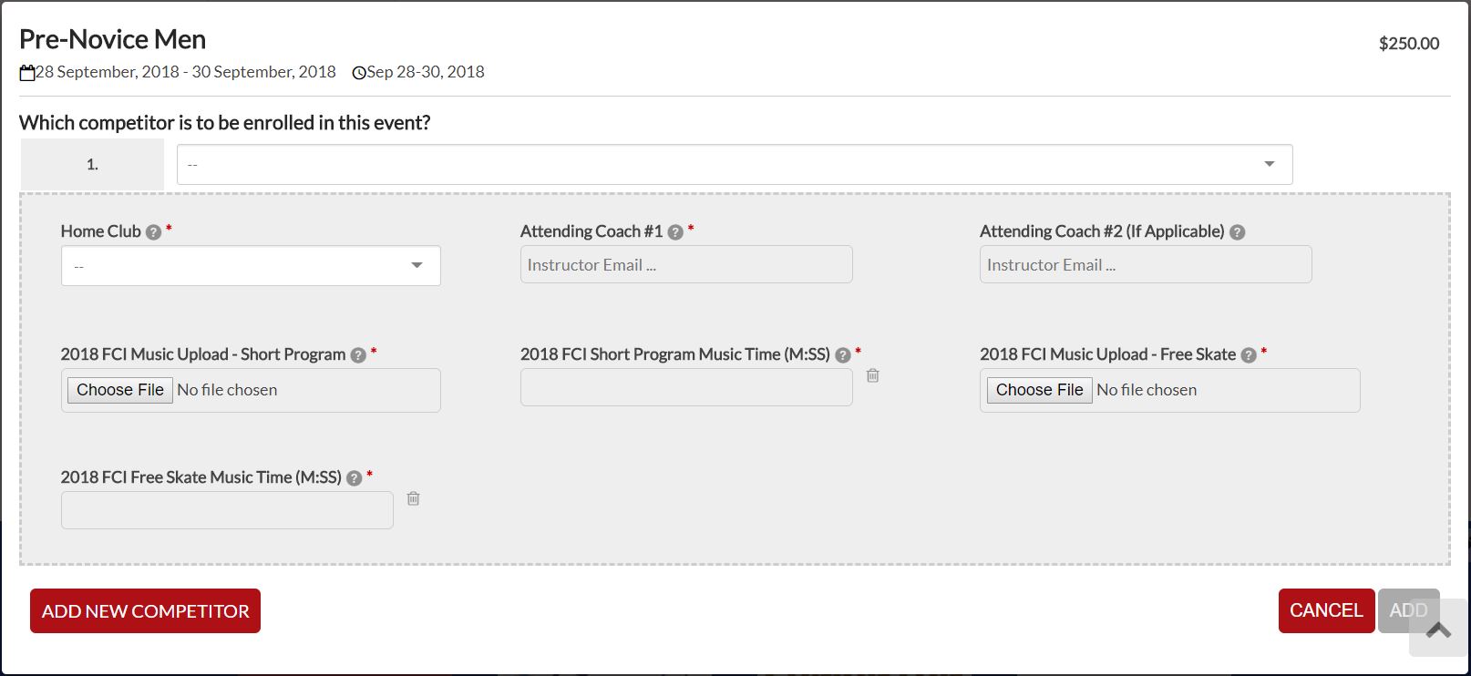 Music Uploading Skate Canada AlbertaNWT/Nunavut Competition